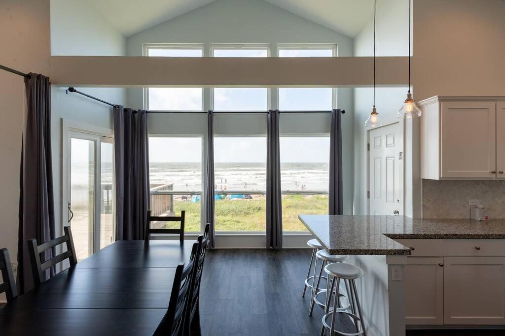 Beach Front On West Beach Galveston Extérieur photo