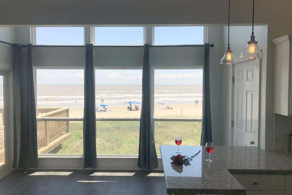 Beach Front On West Beach Galveston Extérieur photo