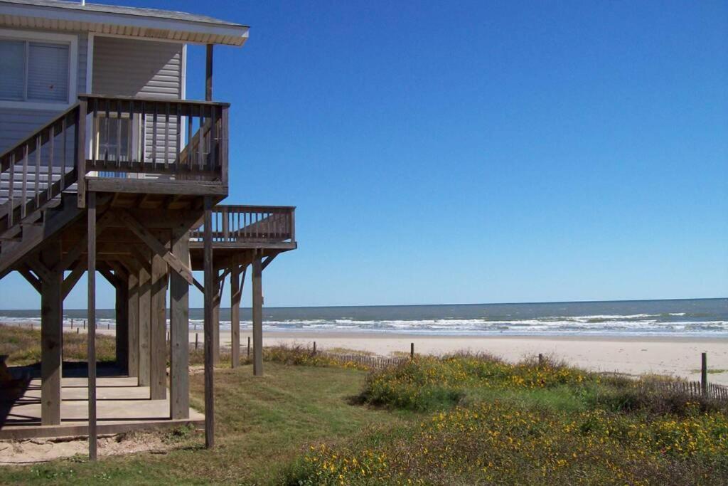 Beach Front On West Beach Galveston Extérieur photo